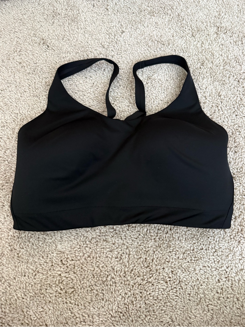 Athleta Advance‎ High Support Sports Bra Black 36DD